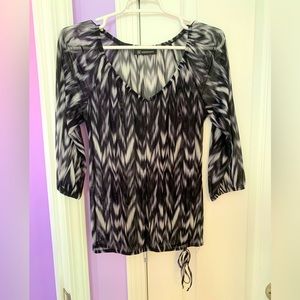 💕2 for $20 sale💕 INC 3/4 Sleeve V-Neck Blouse